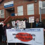 Salford Mental Health Cuts Protesters Take Fight To Greater Manchester West Trust HQ